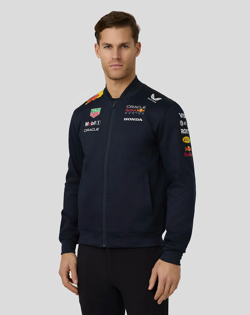 كاستور Oracle Red Bull Racing Unisex Teamline Bomber Jacket - Night Sky